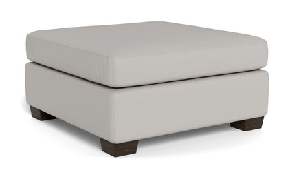 Track Leather Ottoman - Tribeca Chelsea