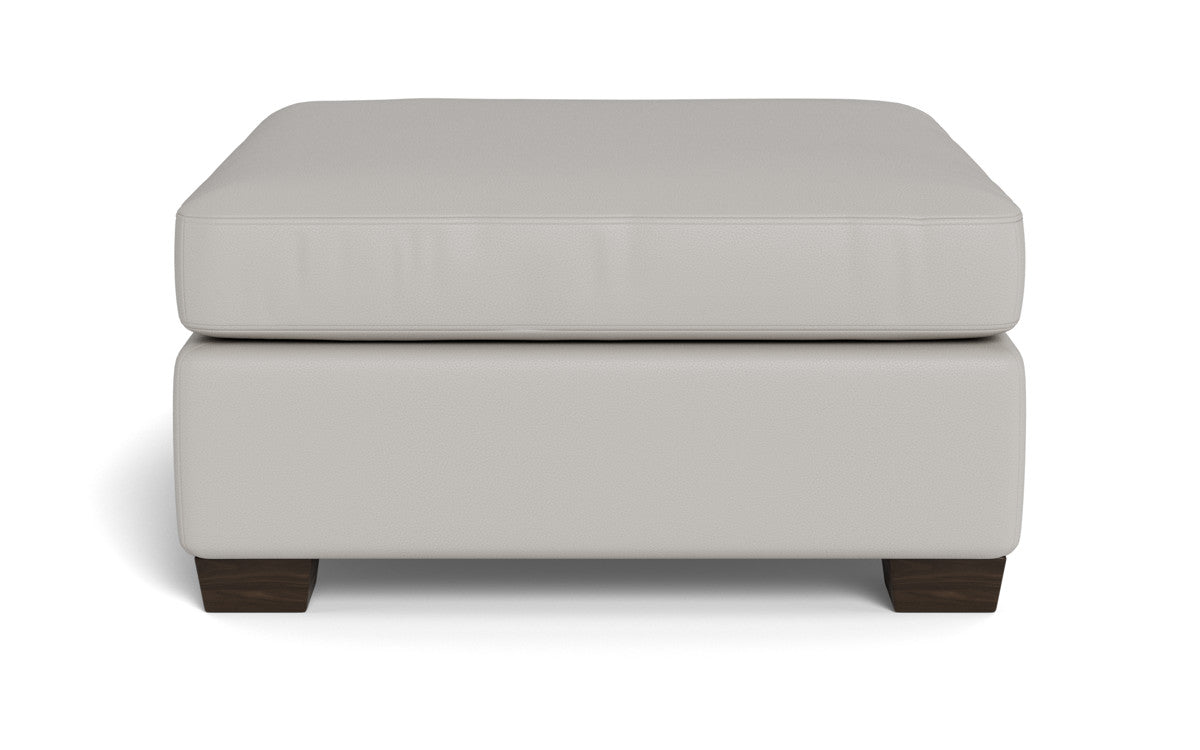 Track Leather Ottoman - Tribeca Chelsea