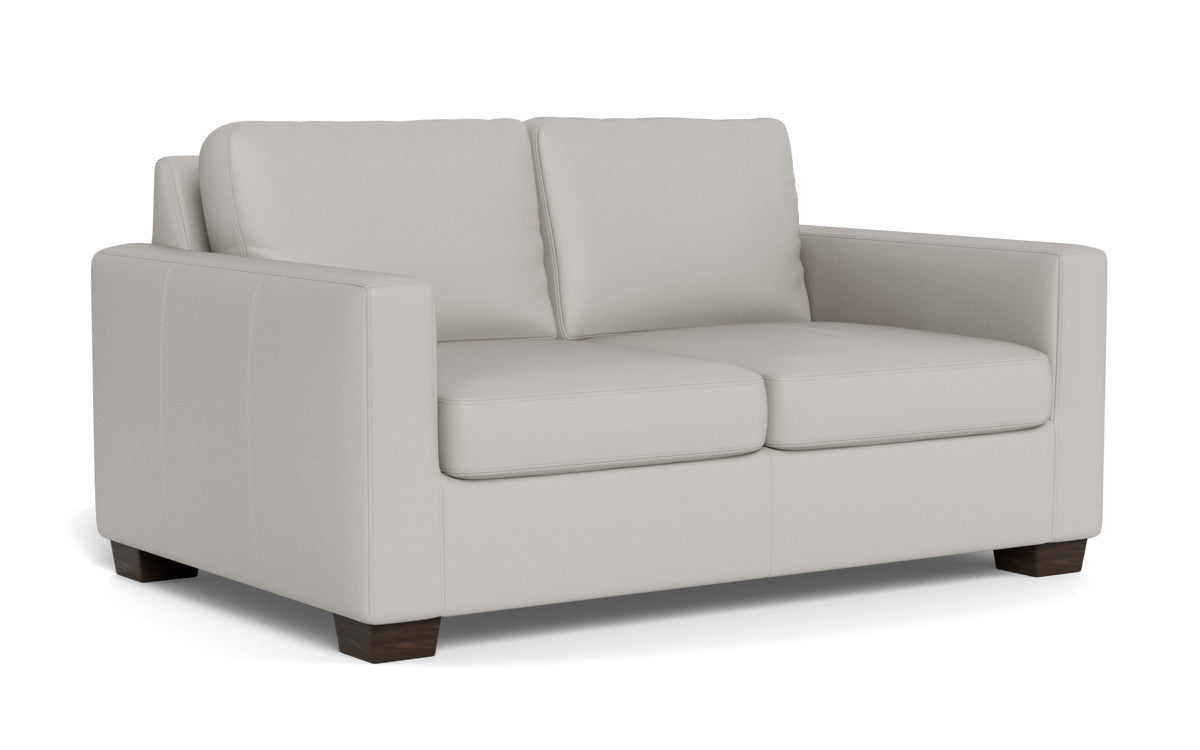 Track 62" Leather Loveseat - Tribeca Chelsea