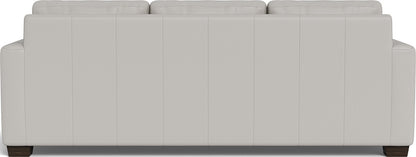 Track 87" Leather Sofa - Tribeca Chelsea