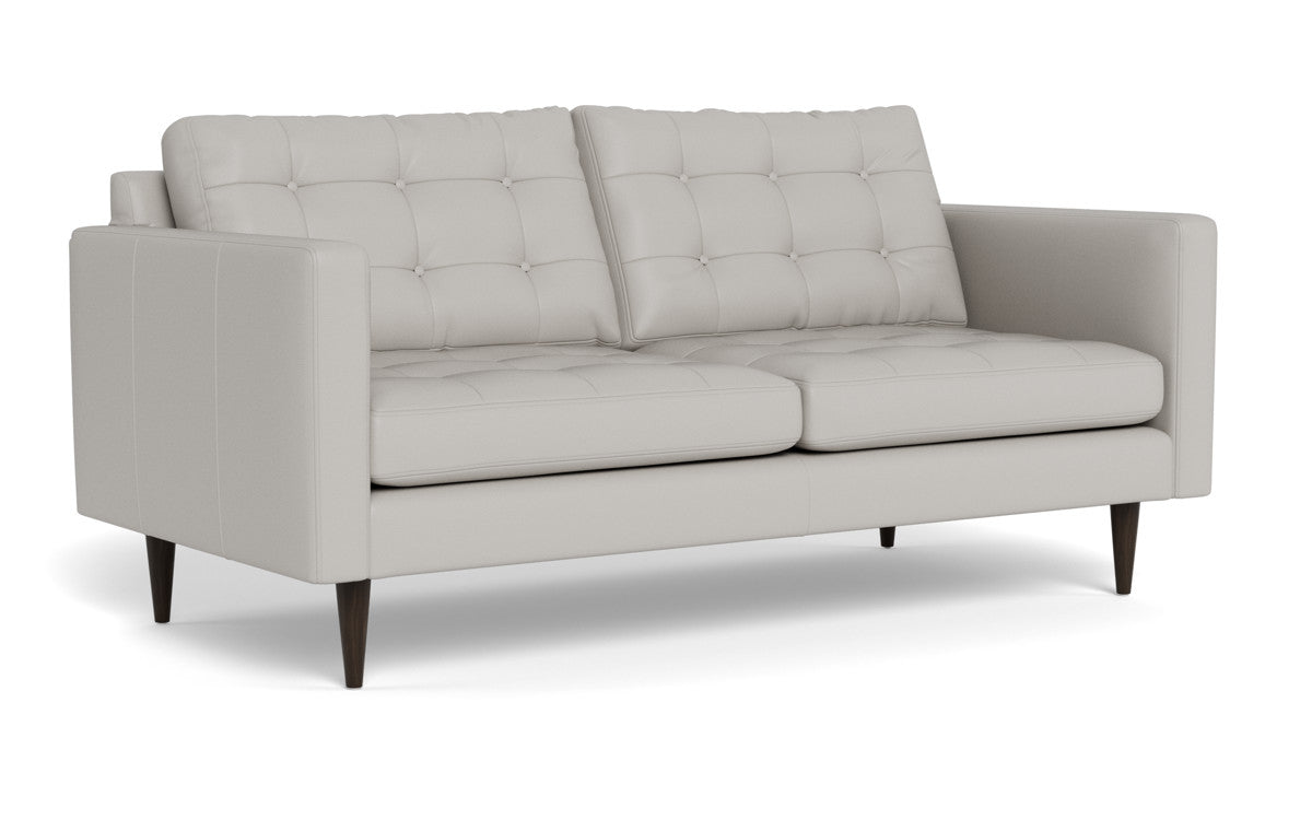Wallace 74" Leather Apartment Sofa - Tribeca Chelsea