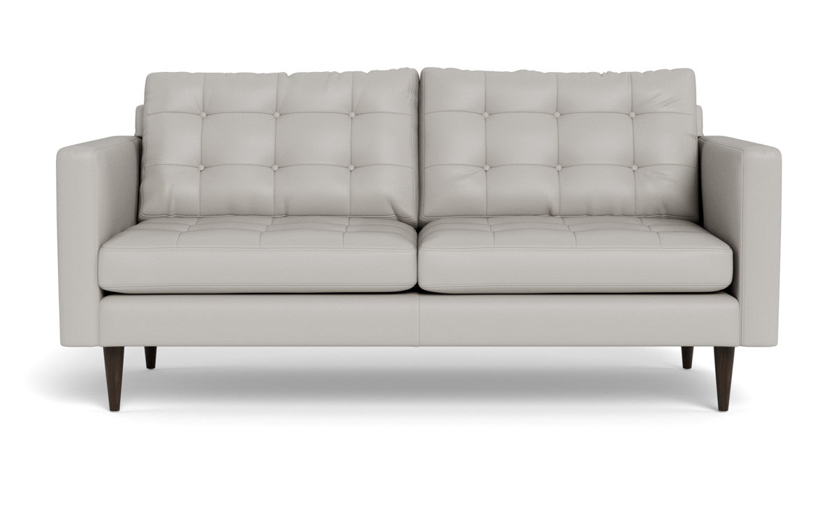 Wallace 74" Leather Apartment Sofa - Tribeca Chelsea