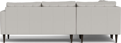 Wallace 102" Leather Corner Sectional - Tribeca Chelsea