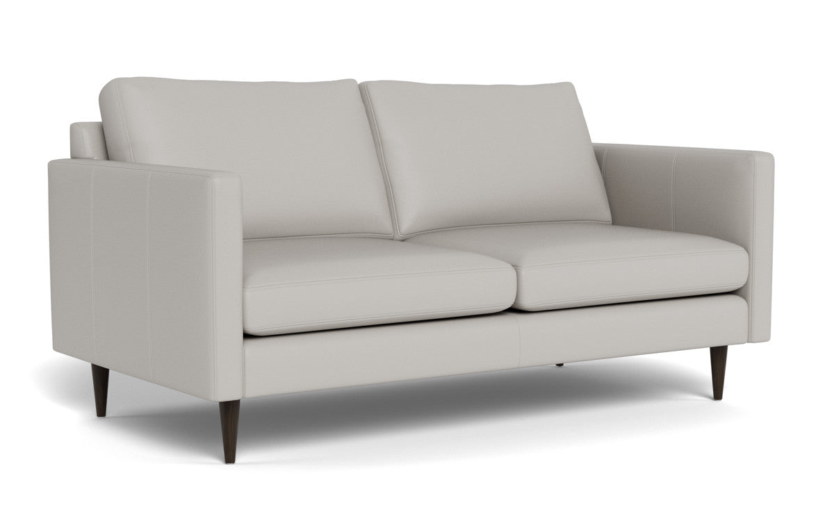 Wallace 69" Leather Untufted Loveseat - Tribeca Chelsea