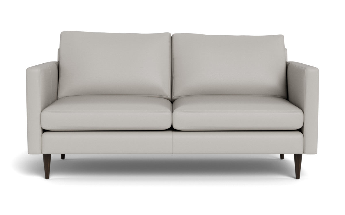 Wallace 69" Leather Untufted Loveseat - Tribeca Chelsea