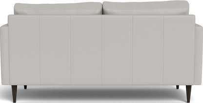 Wallace 69" Leather Untufted Loveseat - Tribeca Chelsea