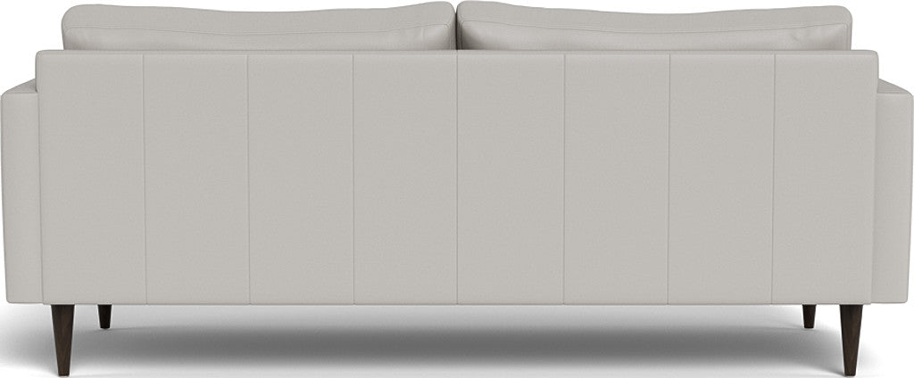 Wallace 85" Leather Untufted Sofa - Tribeca Chelsea