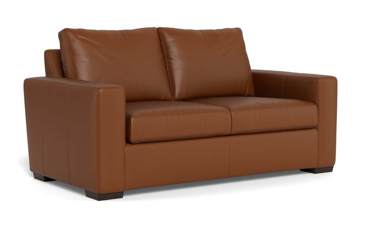 Mas Mesa 72" Deep Leather Loveseat -
