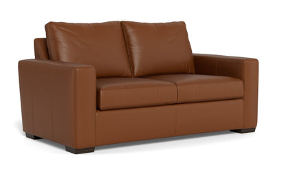 Mas Mesa 72" Deep Leather Loveseat -