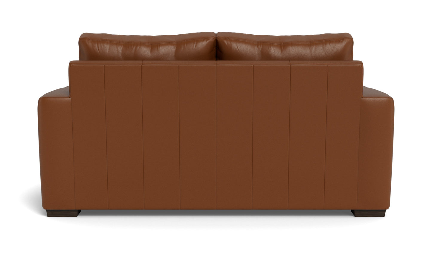 Mesa 72" Leather Loveseat - Tribeca Chestnut