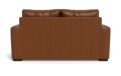 Mesa 72" Leather Loveseat - Tribeca Chestnut