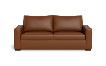 Mesa 88" Leather Sofa - Tribeca Chestnut