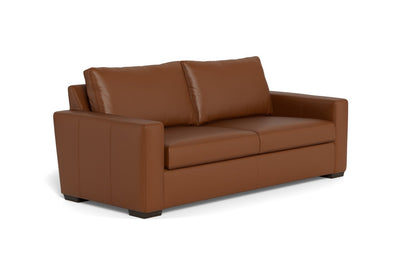 Mesa 88" Leather Sofa - Tribeca Chestnut