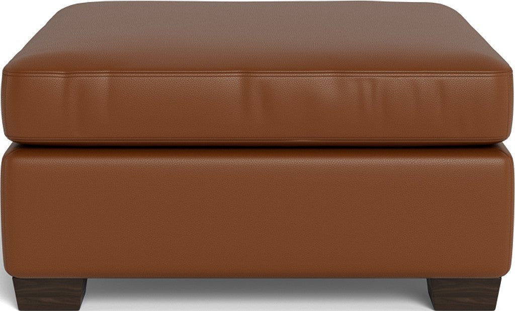 Track Leather Ottoman - Tribeca Chelsea