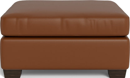 Track Leather Ottoman - Tribeca Chelsea