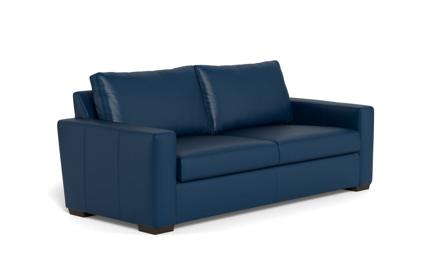 Mesa 88" Leather Sofa - Tribeca Cobalt