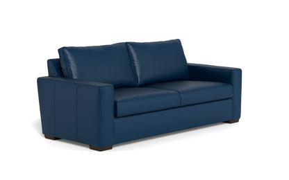 Mesa 88" Leather Sofa - Tribeca Cobalt
