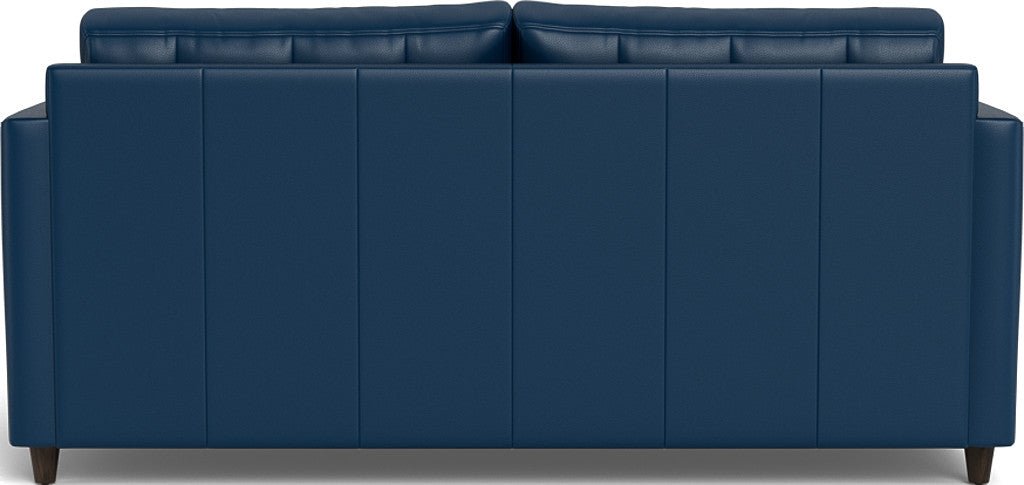 Wallace 74" Leather Queen Sleeper Sofa - Tribeca Cobalt