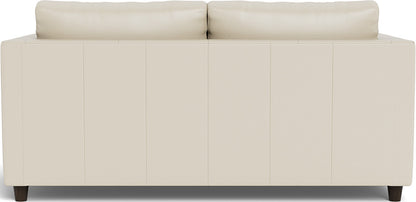 Ladybird 72" Leather Full Sleeper Loveseat - Tribeca Cream