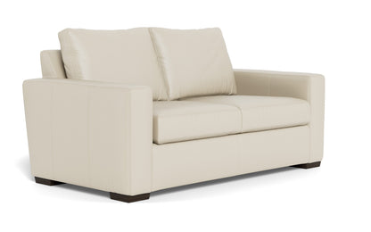 Mesa 72" Leather Loveseat - Tribeca Cream