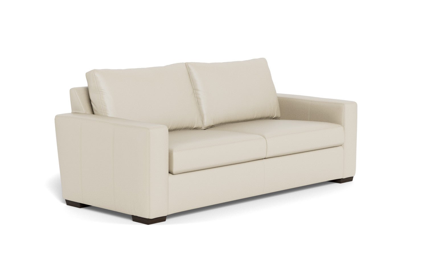 Mesa 88" Leather Sofa - Tribeca Cream