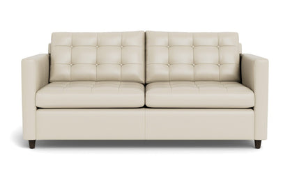 Wallace 74" Leather Queen Sleeper Sofa - Tribeca Cream