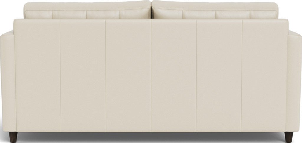 Wallace 74" Leather Queen Sleeper Sofa - Tribeca Cream