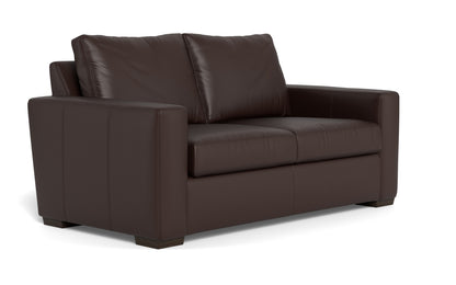 Mesa 72" Leather Loveseat - Tribeca Espresso