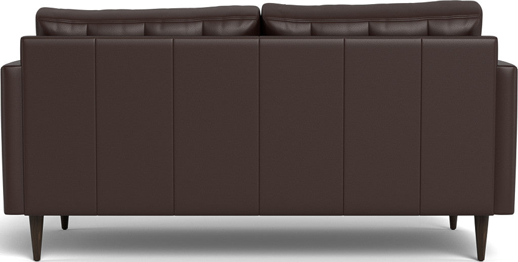 Wallace 69" Leather Loveseat - Tribeca Espresso