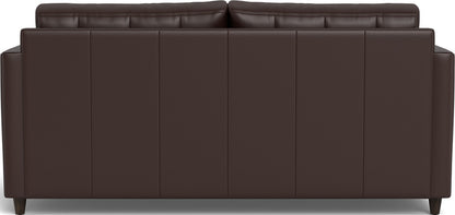 Wallace 74" Leather Queen Sleeper Sofa - Tribeca Espresso