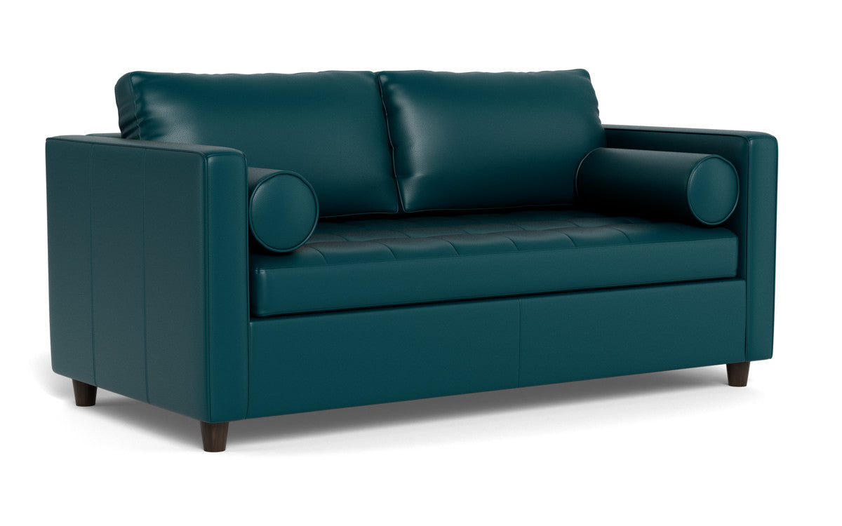 Ladybird 72" Leather Full Sleeper Loveseat - Tribeca Espresso