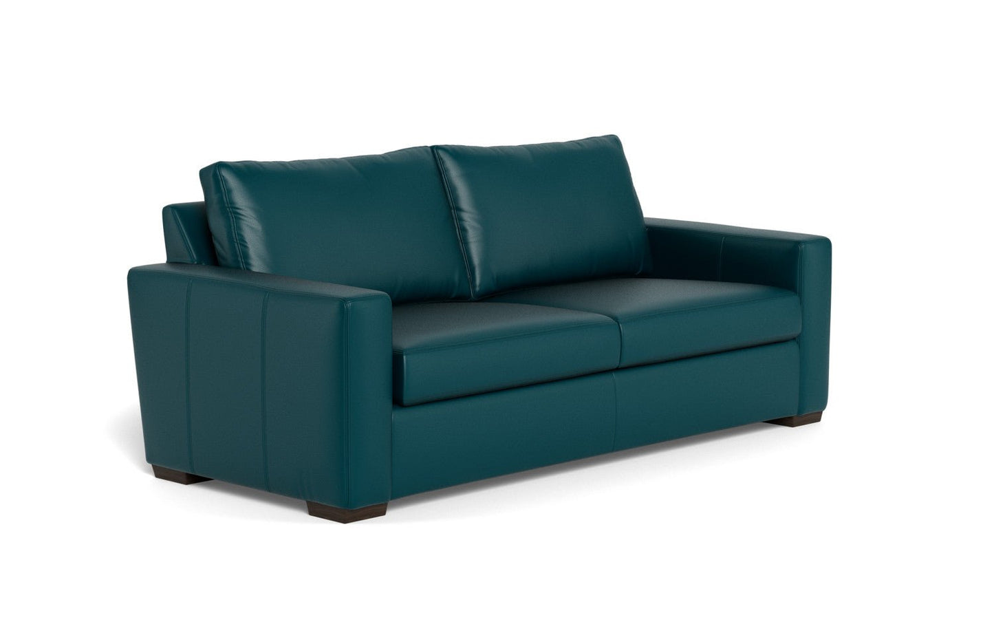 Mesa 88" Leather Sofa - Tribeca Lagoon