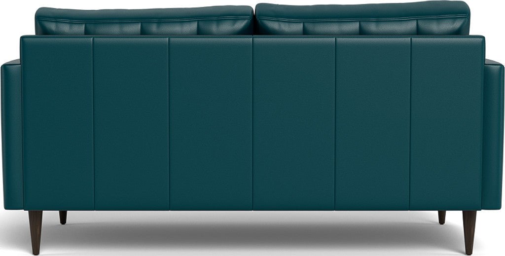 Wallace 69" Leather Loveseat - Tribeca Lagoon