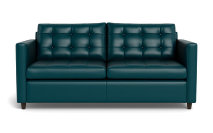 Wallace 74" Leather Queen Sleeper Sofa - Tribeca Lagoon