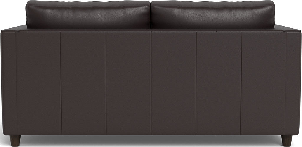 Ladybird 72" Leather Full Sleeper Loveseat - Tribeca Quarry