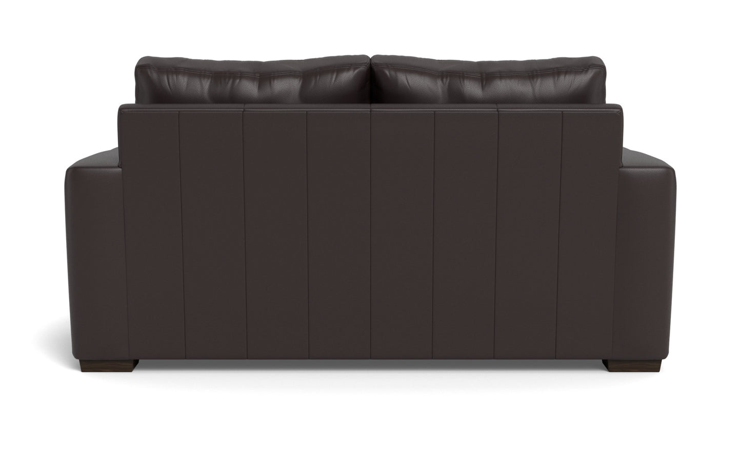 Mesa 72" Leather Loveseat - Tribeca Quarry