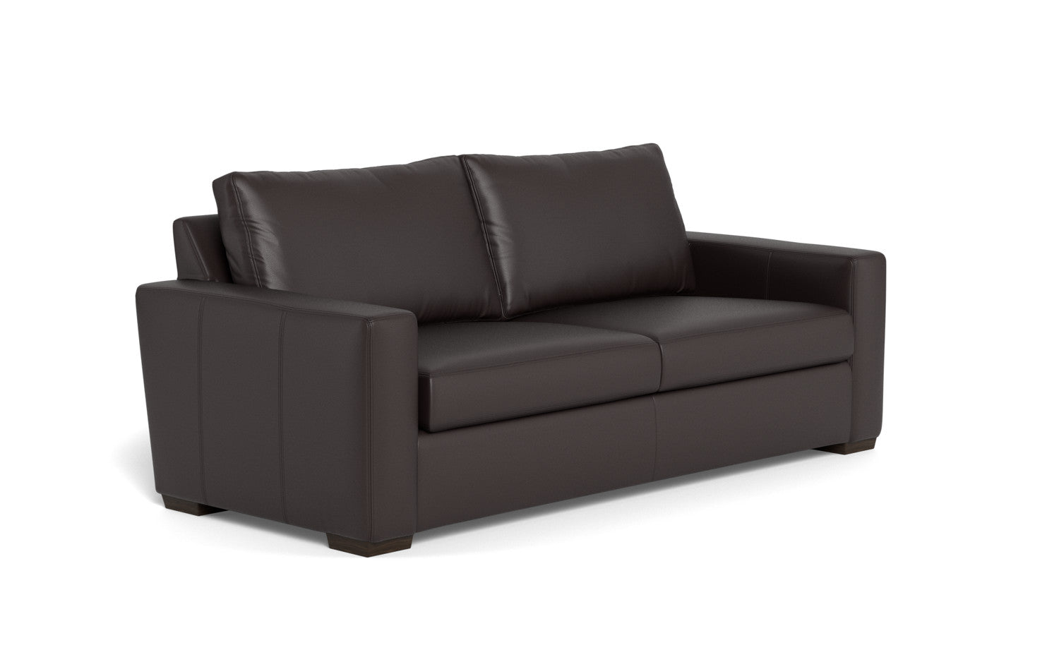 Mesa 88" Leather Sofa - Tribeca Quarry