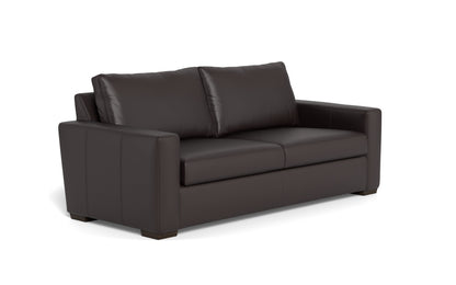 Mesa 88" Leather Sofa - Tribeca Quarry
