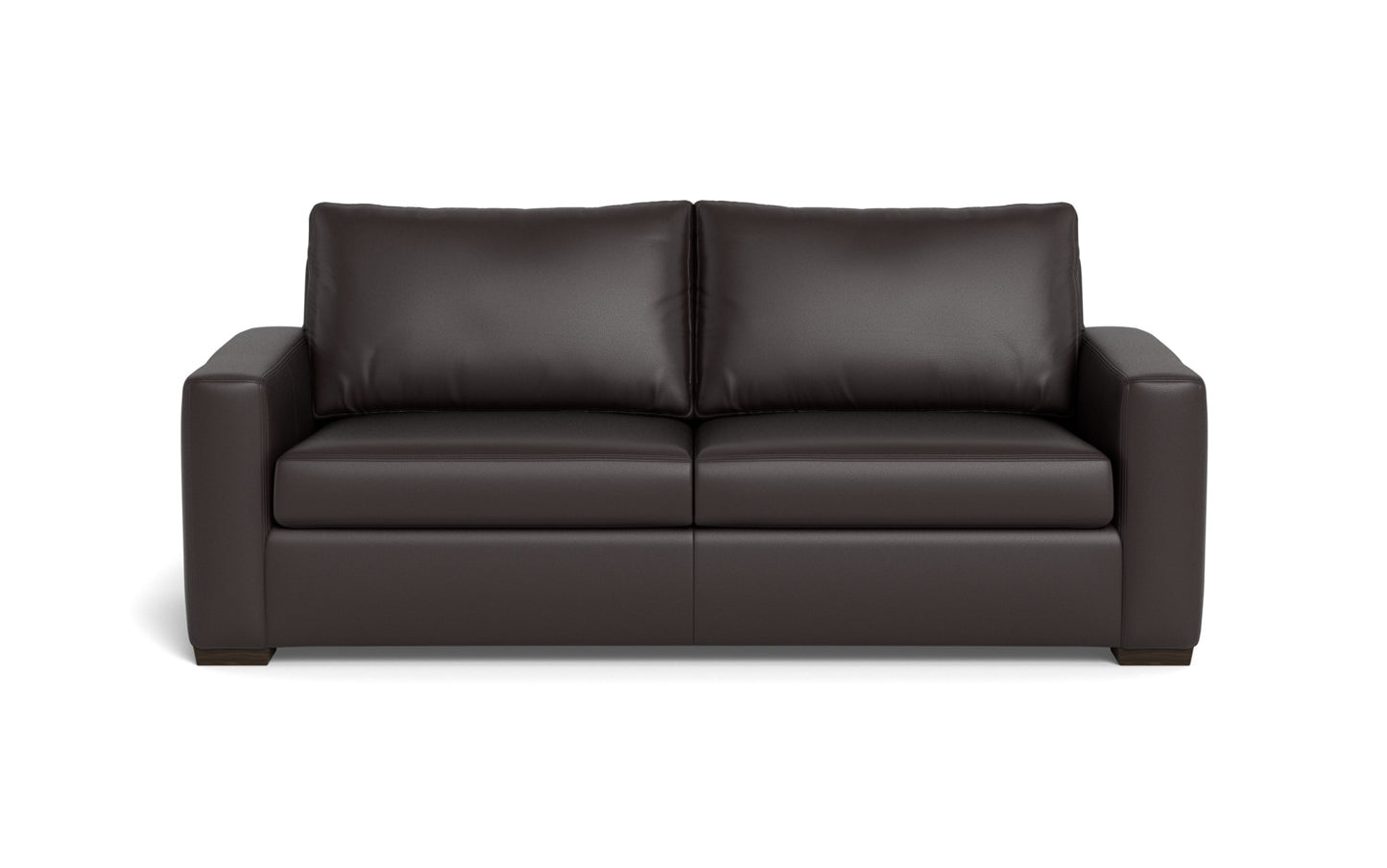 Mesa 88" Leather Sofa - Tribeca Quarry