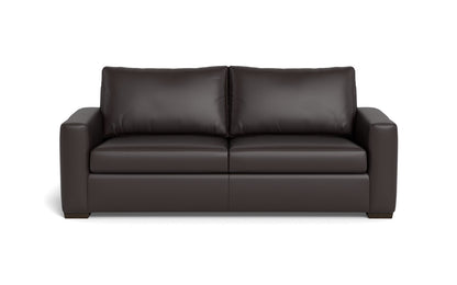 Mesa 88" Leather Sofa - Tribeca Quarry