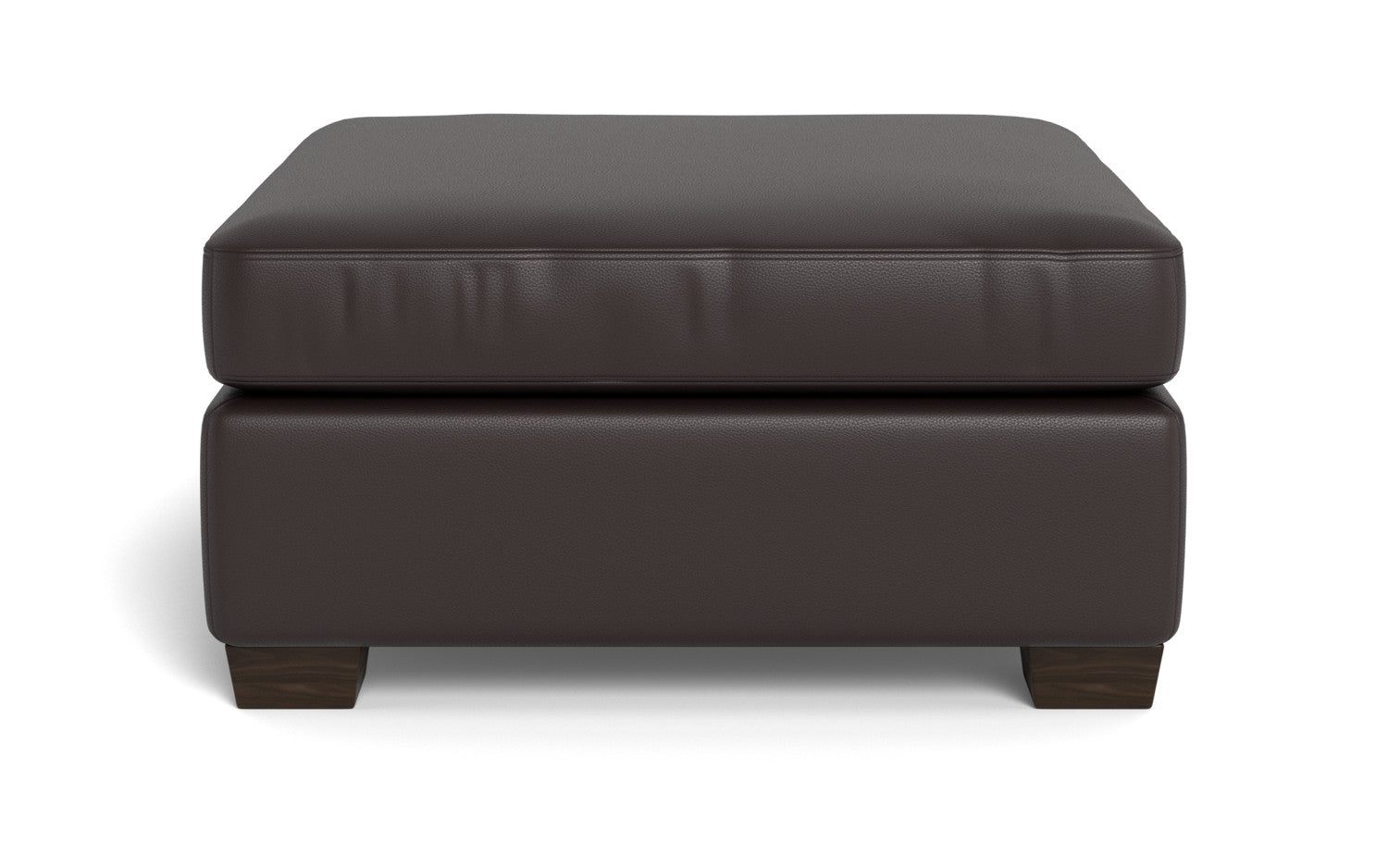 Mesa Leather Cocktail Ottoman - Tribeca Lagoon