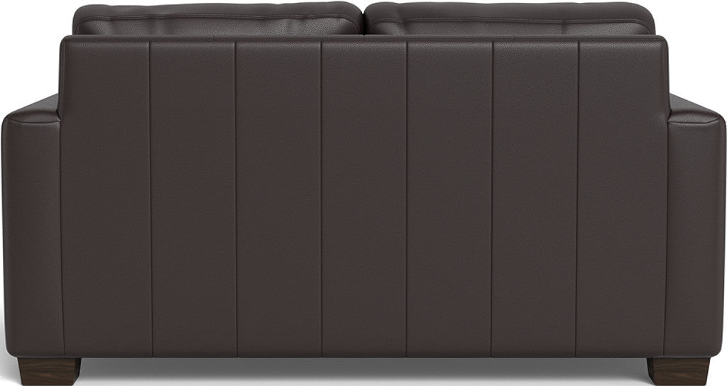 Track 62" Leather Loveseat - Tribeca Quarry