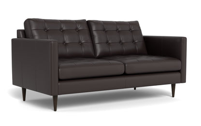 Wallace 69" Leather Loveseat - Tribeca Quarry