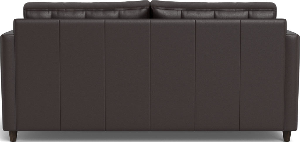Wallace 74" Leather Queen Sleeper Sofa - Tribeca Quarry