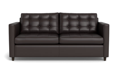 Wallace 74" Leather Queen Sleeper Sofa - Tribeca Quarry