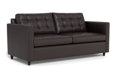 Wallace 74" Leather Queen Sleeper Sofa - Tribeca Quarry