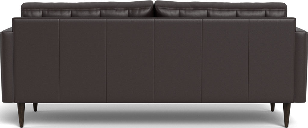Wallace 85" Leather Sofa - Tribeca Quarry