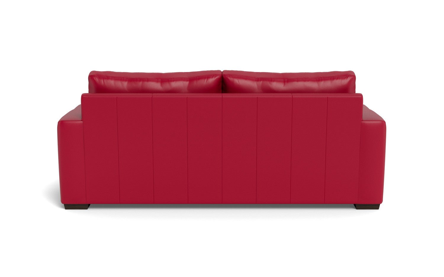 Mesa 88" Leather Sofa - Tribeca Scarlet