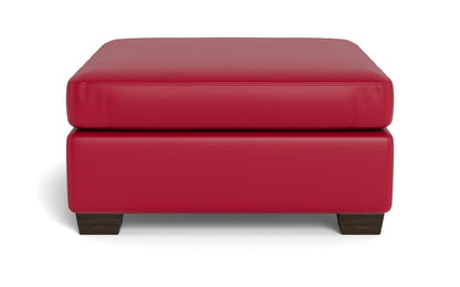 Mesa Leather Cocktail Ottoman - Tribeca Quarry