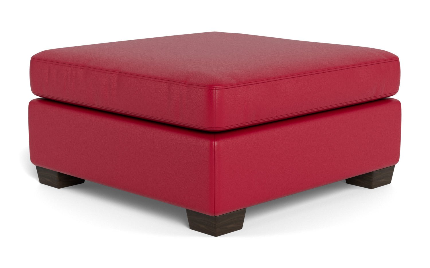 Mesa Leather Cocktail Ottoman - Tribeca Quarry
